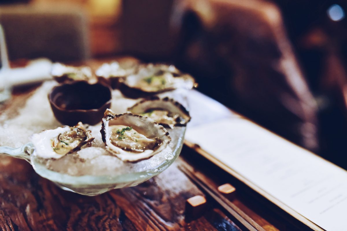 oysters on the shell